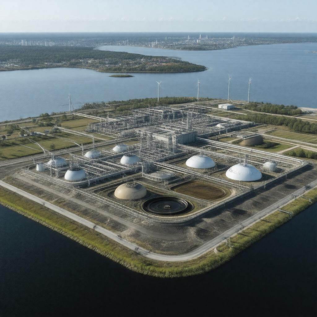 Deer Island Waste Water Treatment Plant